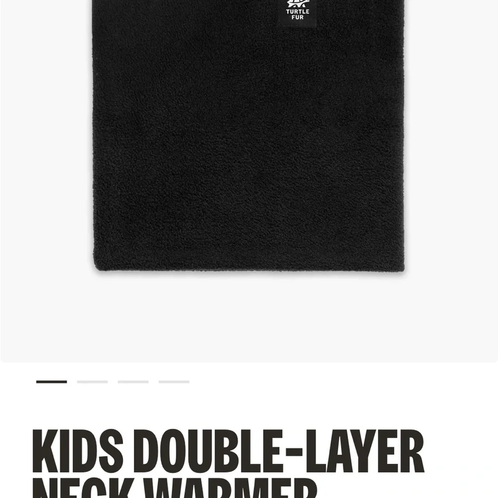 Turtle Fur Kids Black Neck Warmer